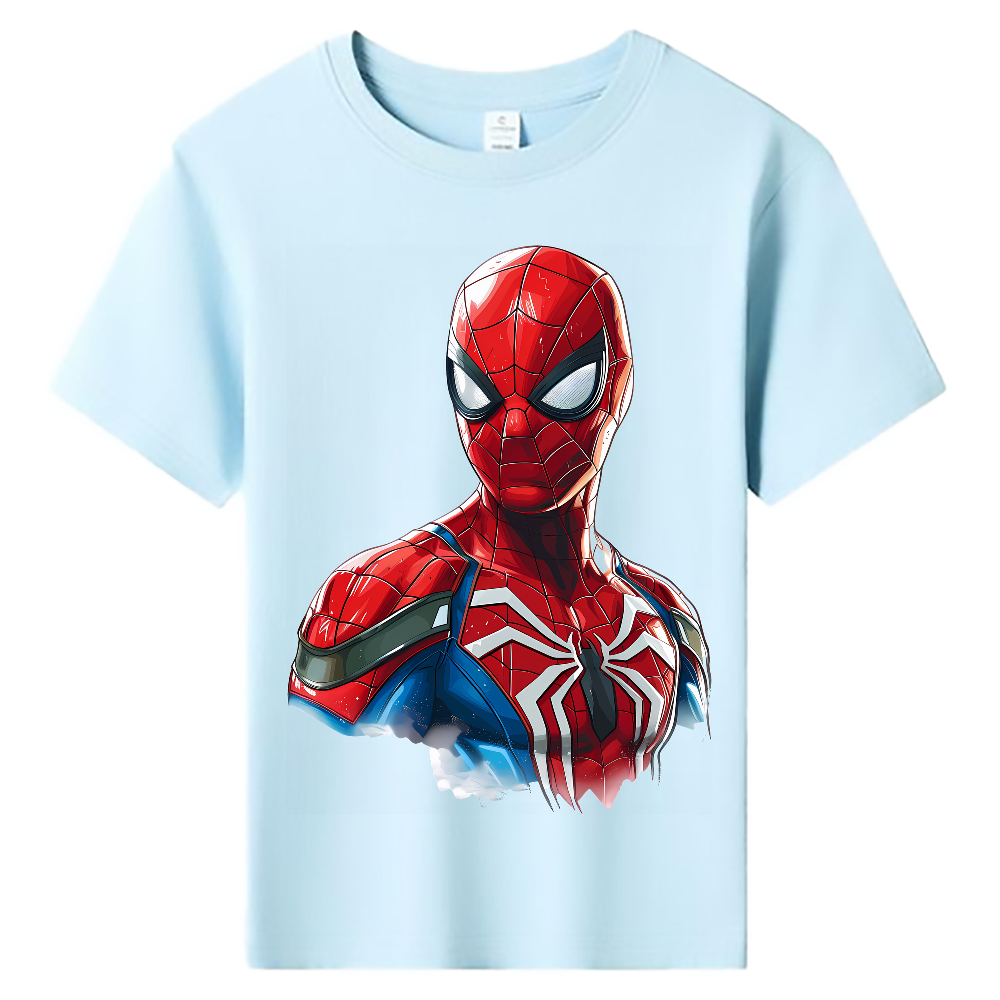 （画像用） Spider Man スパイダーマン 綿100％キッズTシャツ（フロントプリント）